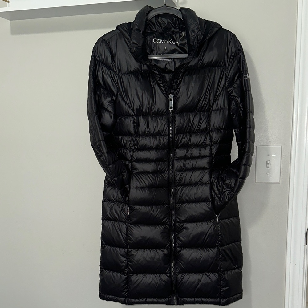 Calvin Klein Women's Quilted Black Puffer Jacket